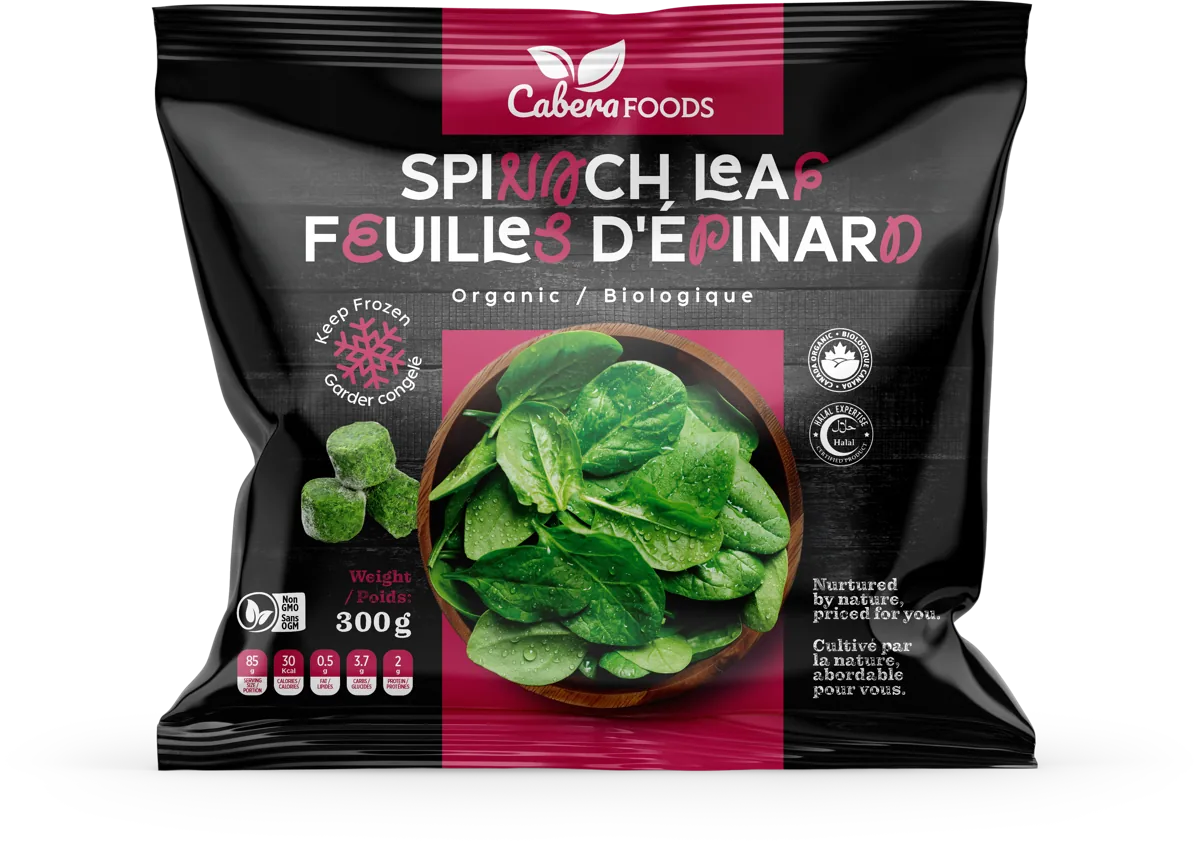 Spinach portions, Cabera Foods 300 g