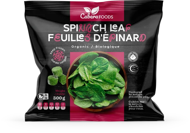 Spinach portions, Cabera Foods 300 g